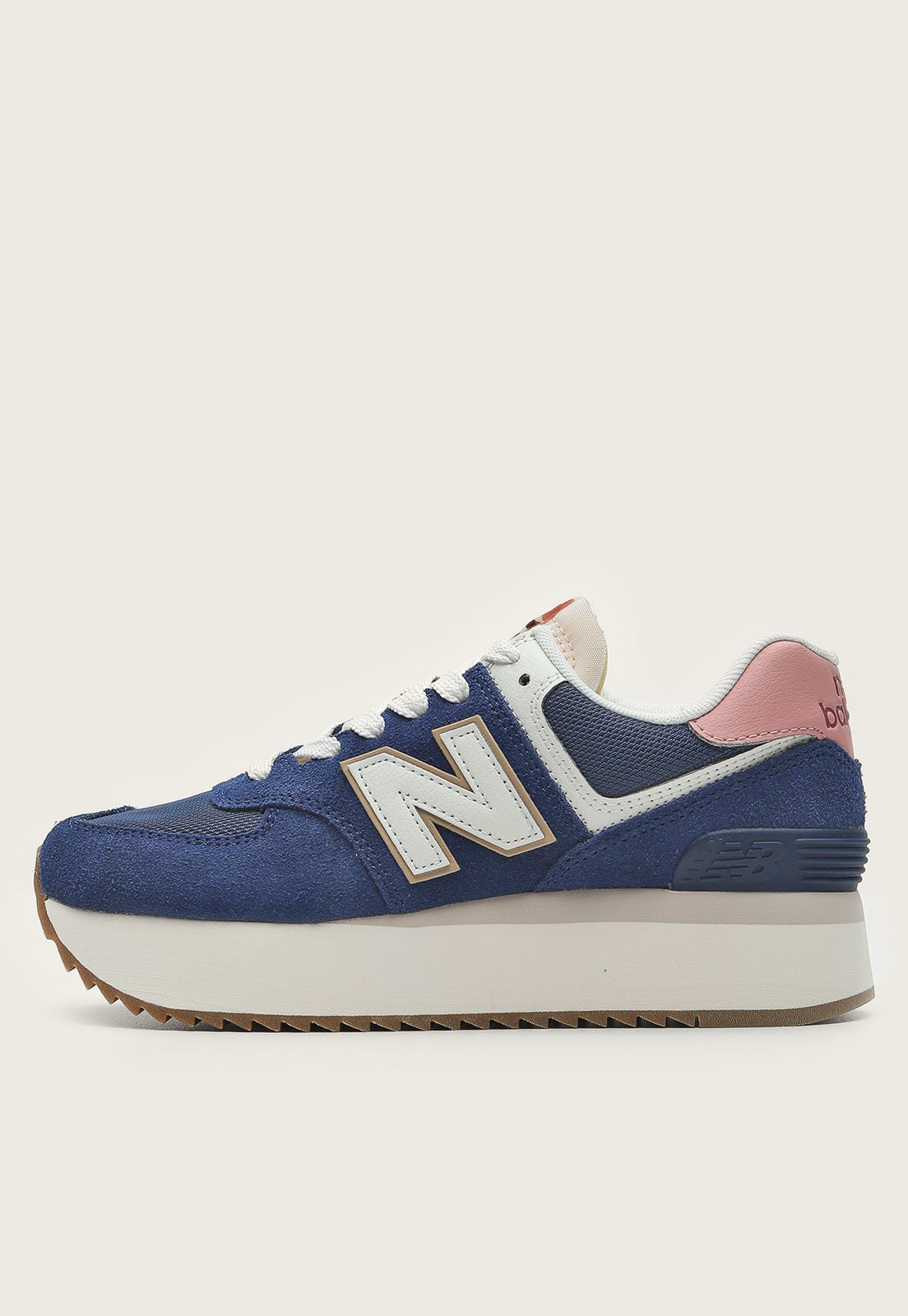 New balance best sale ml574 navy blue